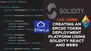 LIVE CODING Token Deployment Platform Part 2
