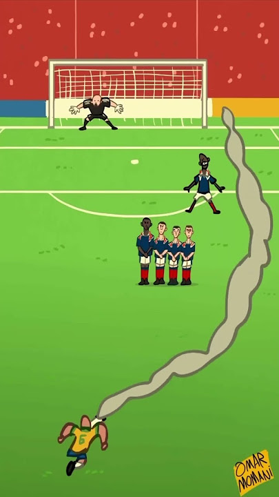 🥶Roberto Carlos’ Free Kicks are ice!🥶 #soccer #football #cartoon