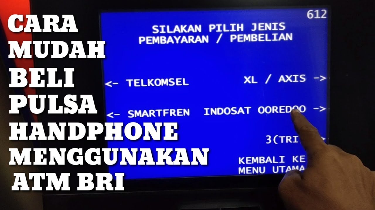 cara beli pulsa di bri mobile. 