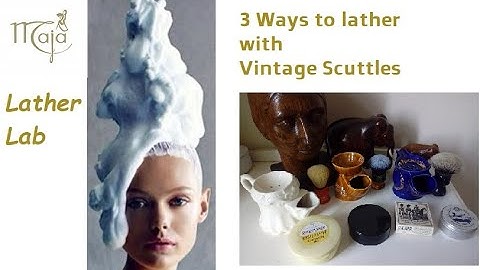 Lather Lab 3 ways to use a Vintage Scuttle