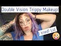 Double Vision Trippy Halloween Makeup! Day 2
