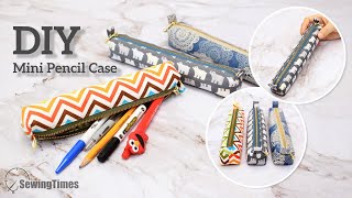 กระเป๋าใส่เครื่องเขียนแบบ | DIY Mini Pencil Case [sewingtimes]