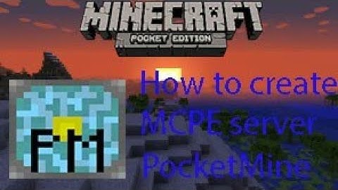 Minecraft (PE) 1.2 : HOW TO CREATE A POCKETMINE SERVER! {1.2}