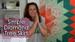 Diamond Tree Skirt - Christmas in July Series