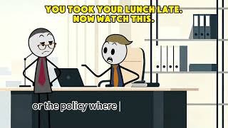 You took your lunch late.Now watch this #work #job #funny #comedy #corporate #memes #joblife 