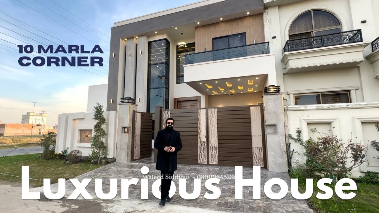 Luxurious 10 Marla Corner Brand New House | Waleed Siddiqui 