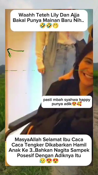 Caca Tengker is pregnant with her 3rd child, Nagita is crying🤭#cacatengker#nagita#shortvideo#shor...