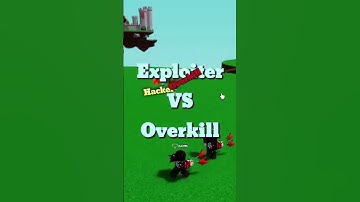 Hacker vs Overkill in Slap Battles! #roblox #slapbattles #viral