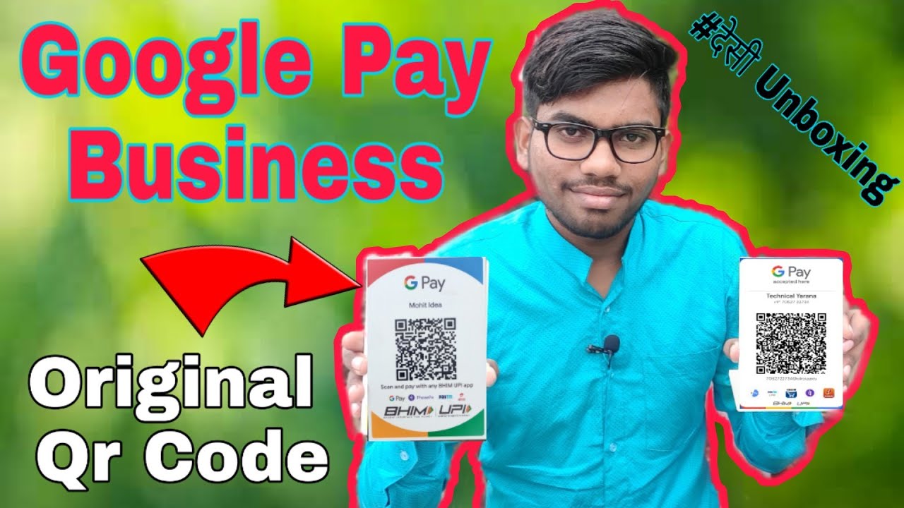 How To Get Google Pay For Bussiness Original Qr Code | Googlepay ...