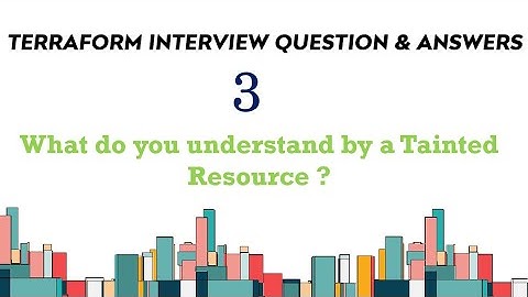 Terraform Interview Question: What do you understand by a Tainted Resource ? #trending #terraform