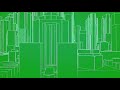 Green Screen City Houses Animation Effect Chromakey Overlay Футаж Город Дома Эффект хромакей