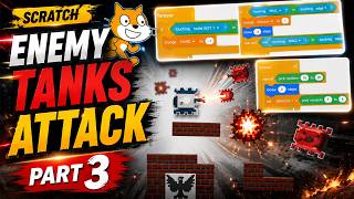 Enemy Tanks ATTACK! | Scratch Tank Game Tutorial – Part 3
