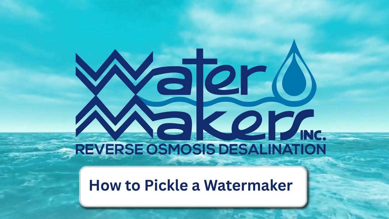 How To video on Pickling a WMS Series Watermaker