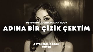 Adına Bir Çizik Çektim Psychedelic Anatolian Rock Ai Resimi