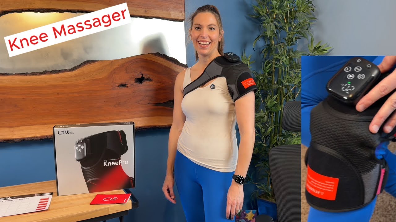 LTW Cordless Knee Massager with Heat & Red Light