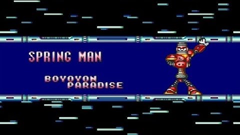 Rockman 7 boyoyon paradise playthrough (Spring Man) - Perfect Run/No Special Weapons