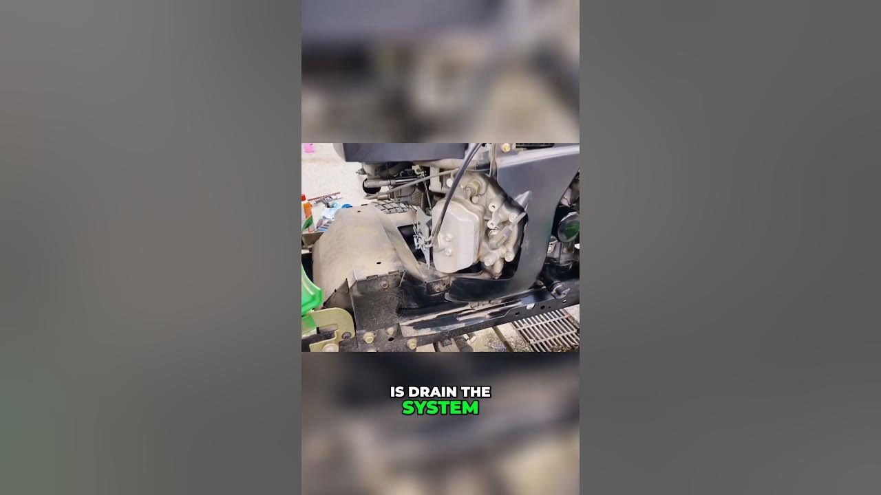 How to drain coolant in your john deere easy step by step guide youtube
