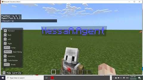 Minecraft Tutorial Agent Builds Wall