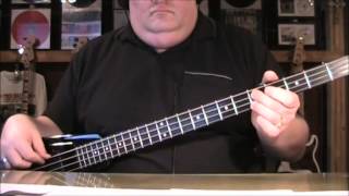 Elvis Presley Suspicious Minds Bass Cover with notes and tab chords