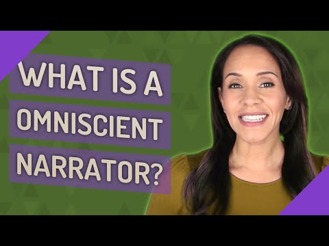 What is a omniscient narrator?