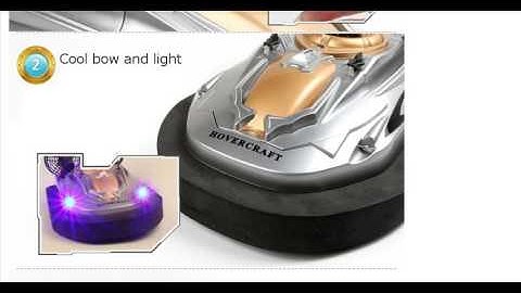 New HT 2876 2 4G 1:10 Scale RC Hovercraft Water Land Boat