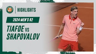 Tiafoe vs Shapovalov Round 2 Highlights | RolandGarros 2024