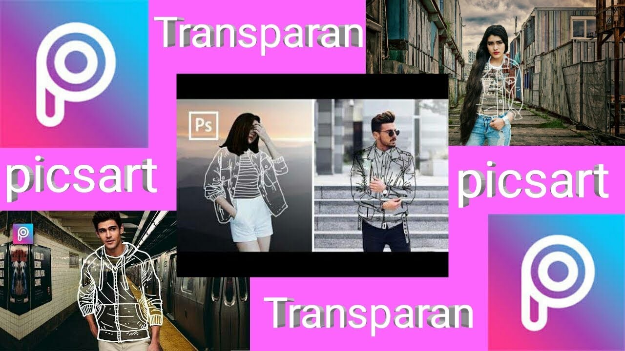 EDIT BAJU  TRANSPARAN TERBARU  2021  MENGGUNAKAN PICSART DI 