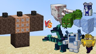 Crackers Wither Storm vs The Twilight Forest Mobs  Minecraft Mob Battle...