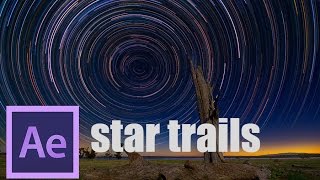 Hacer el efecto STAR TRAILS / time lapse con AFTER EFFECTS (cola de estrellas astrofotografía)