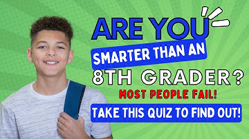 🧠Are you smarter than an 8th grader? Can You Pass 8th Grade? Challenge Trivia Quiz  #quiz