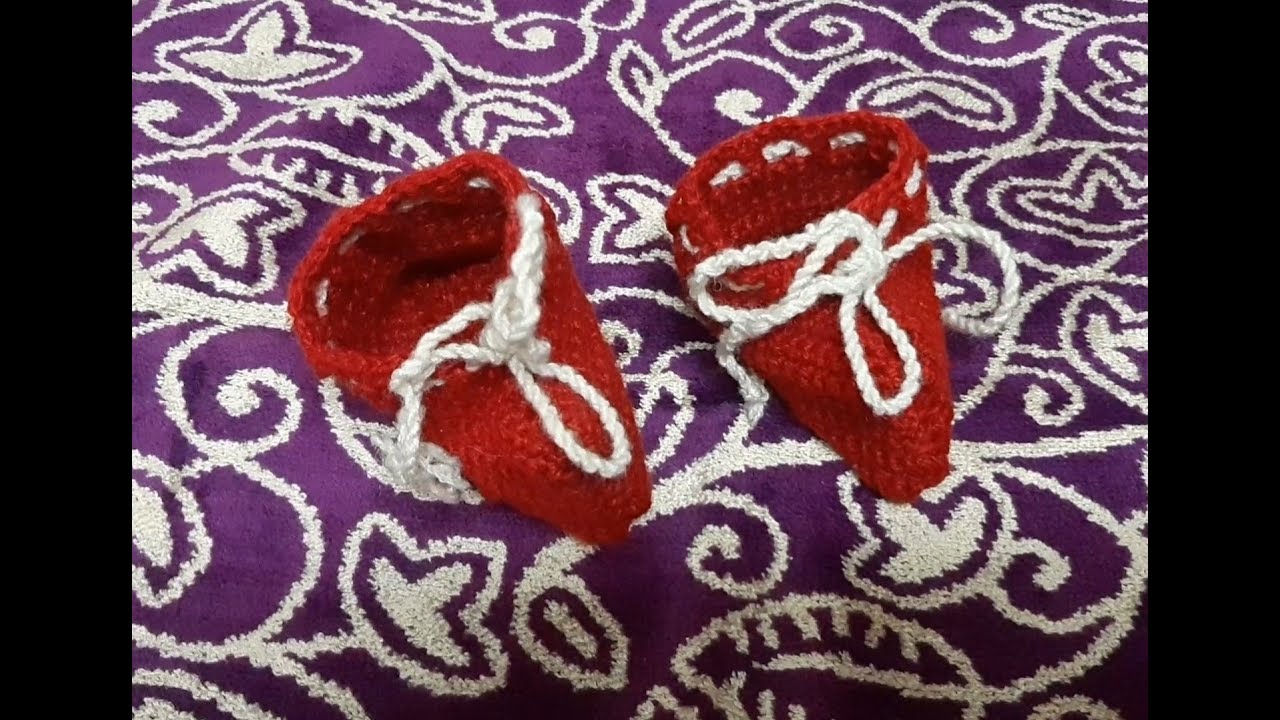 Baby Shoes How to make Baby shoes 6 9 Months Baby shoes YouTube