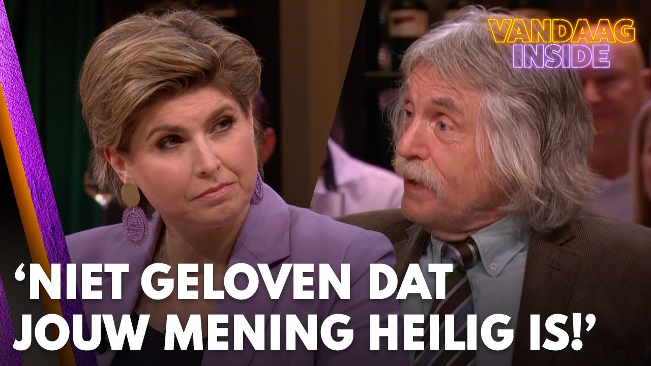 Johan over 'burgerlijke stukjes' Angela: 'Je moet niet gaan geloven dat jouw mening heilig is!'