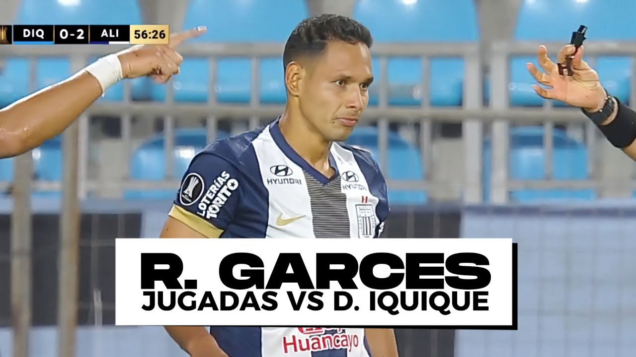 RENZO GARCES vs DEPORTES IQUIQUE: MEJORES JUGADAS | ALIANZA LIMA LIBERTADORES 2025 FASE 3 IDA