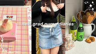 New grad nurse diaries | shopping in Georgetown, scalp treatment, studying again, registering for DC