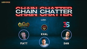 Chain Chatter #3 | Talking Hive & Web3 With Yabapmatt From Splinterlands & TheyCallMeDan From 3Speak