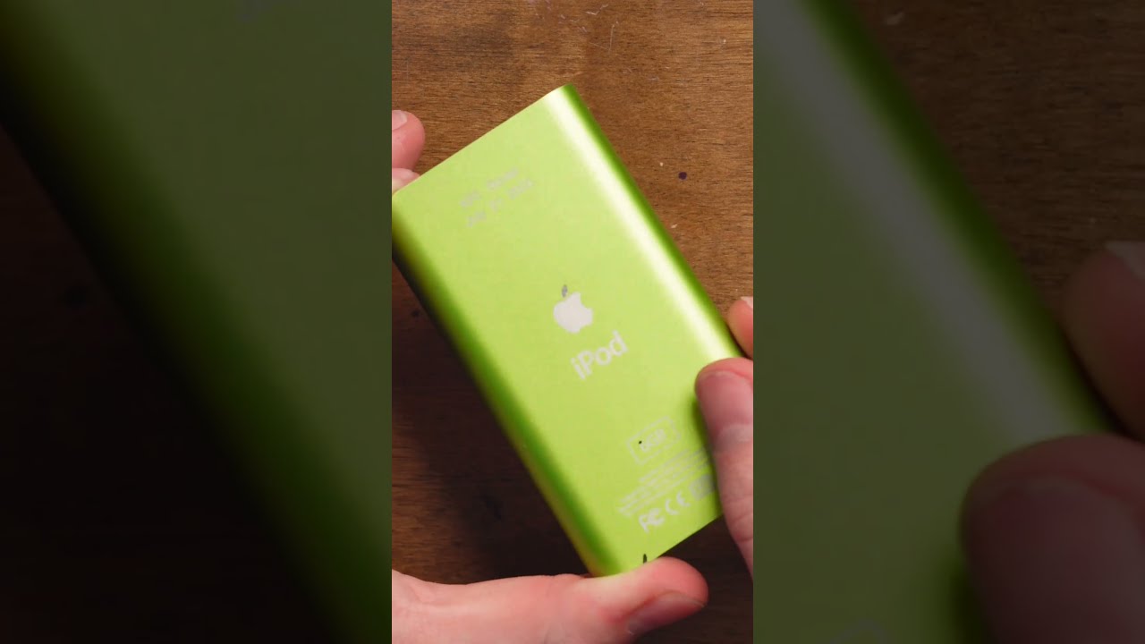 Removing the APPLE LOGO from an Apple iPod Mini from 2005