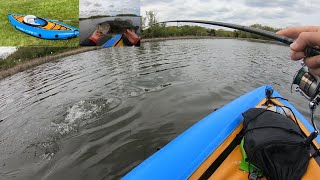 Fishing From An Inflatable Kayak! (Bad Idea)