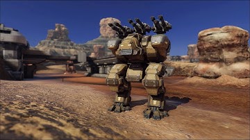 War Robots Remastered test server gameplay