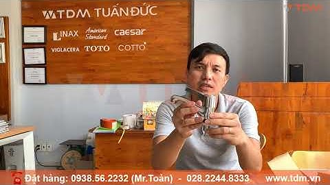 TDM.VN | Đập hộp vòi lavabo lạnh Caesar B101C - B101 C gắn chậu rửa mặt chính hãng