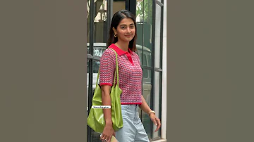 Pooja Hegde Spotted At Maddock Office 
