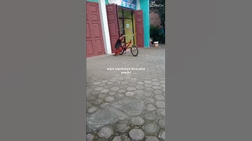 sepeda jalan sendiri
