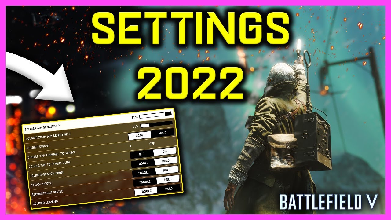 The BEST Battlefield 5 Settings in 2022 │ Sensitivity, Field of View,  Deadzones & More! 