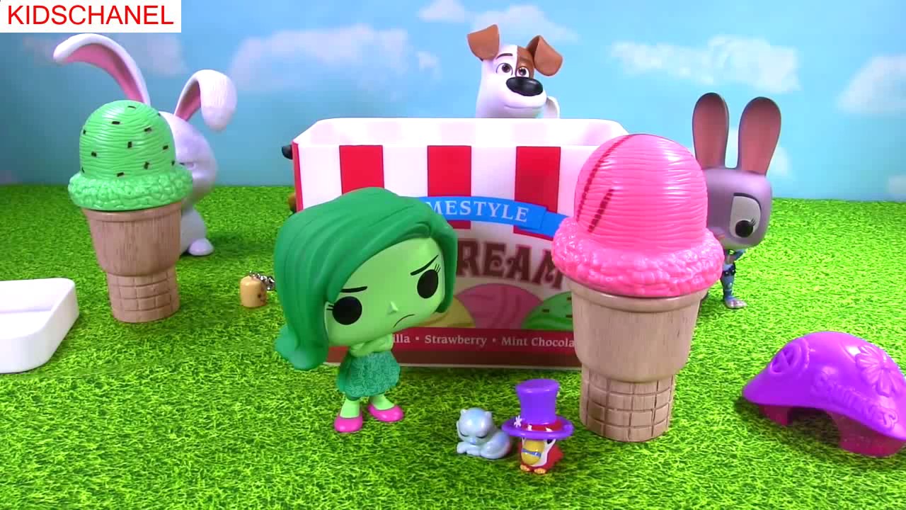 KID TOYS REVIEW Ice Cream Toy Surprises with Secret Life of Pets