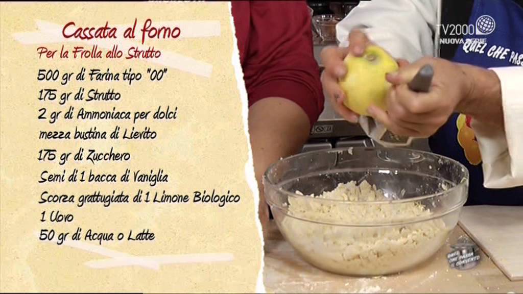 Cassata Al Forno In Due Minuti Youtube