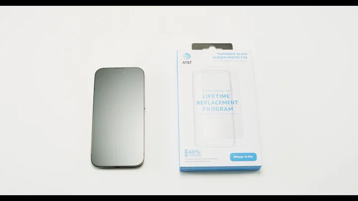 AT&T Screen Protector Installation Instructions