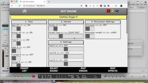 GSI Gemini/DMC-122 Combo Combo Organs Sound Review