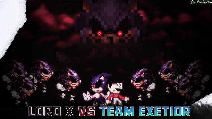 Lord x vs MX round 3 (Eggman phase)  full episode sprite animation 