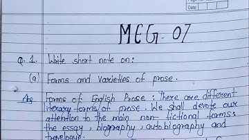 IGNOU MEG-07 SOLVED ASSIGNMENT 2020-21 By STUDY ZONE