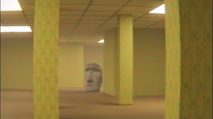 Moai in the Backrooms