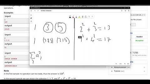 D-AND, OR and square sum Codeforces Global Round 8